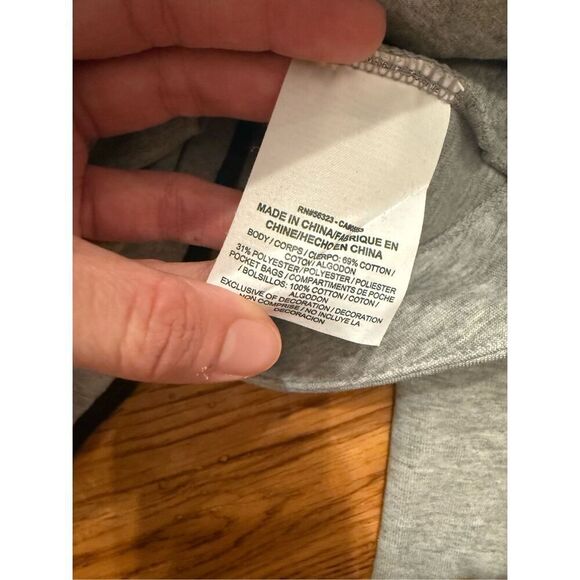 Nike Gray Tech Butterfly Full Zip Hoodie Sweatshirt Small - Picture 4 of 6